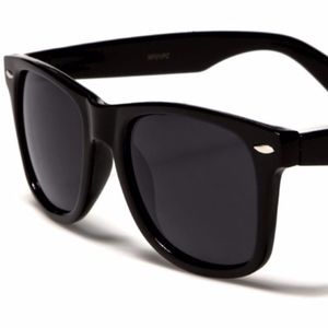 Shinny Black Classic Polarized Unisex Sunglasses